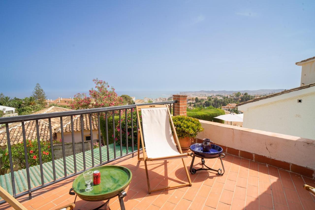 Casa Ancladero Big Rooftop Terrace, 2 Bedroom Guesthouse W Garden And View Fuengirola Zewnętrze zdjęcie