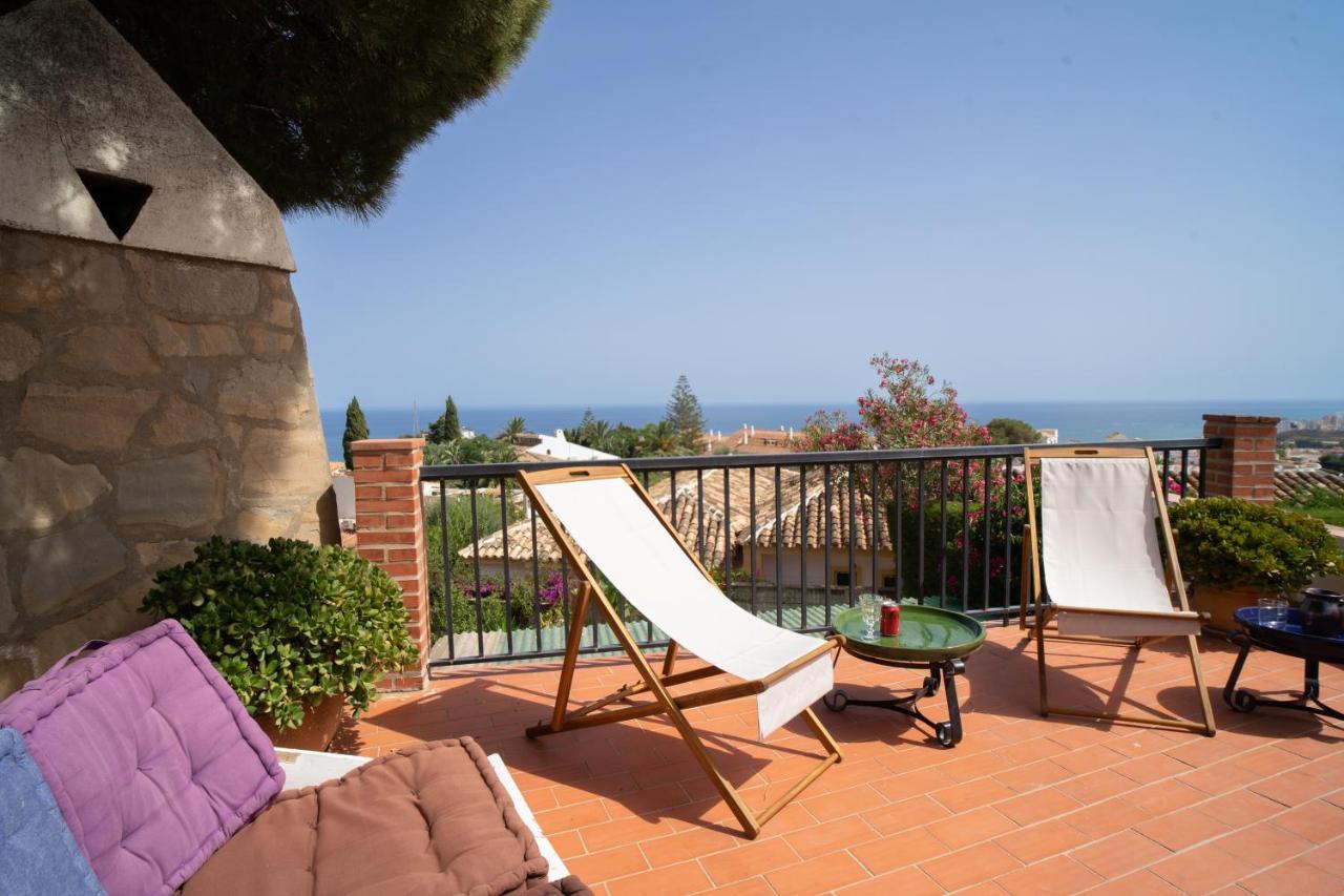 Casa Ancladero Big Rooftop Terrace, 2 Bedroom Guesthouse W Garden And View Fuengirola Zewnętrze zdjęcie