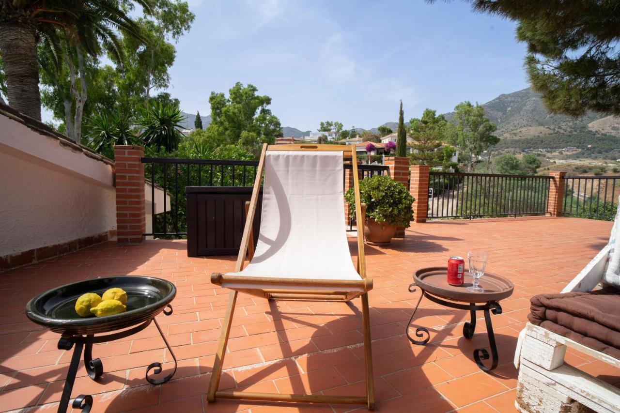Casa Ancladero Big Rooftop Terrace, 2 Bedroom Guesthouse W Garden And View Fuengirola Zewnętrze zdjęcie