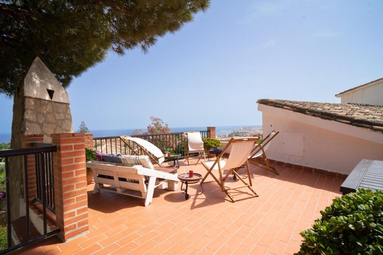 Casa Ancladero Big Rooftop Terrace, 2 Bedroom Guesthouse W Garden And View Fuengirola Zewnętrze zdjęcie