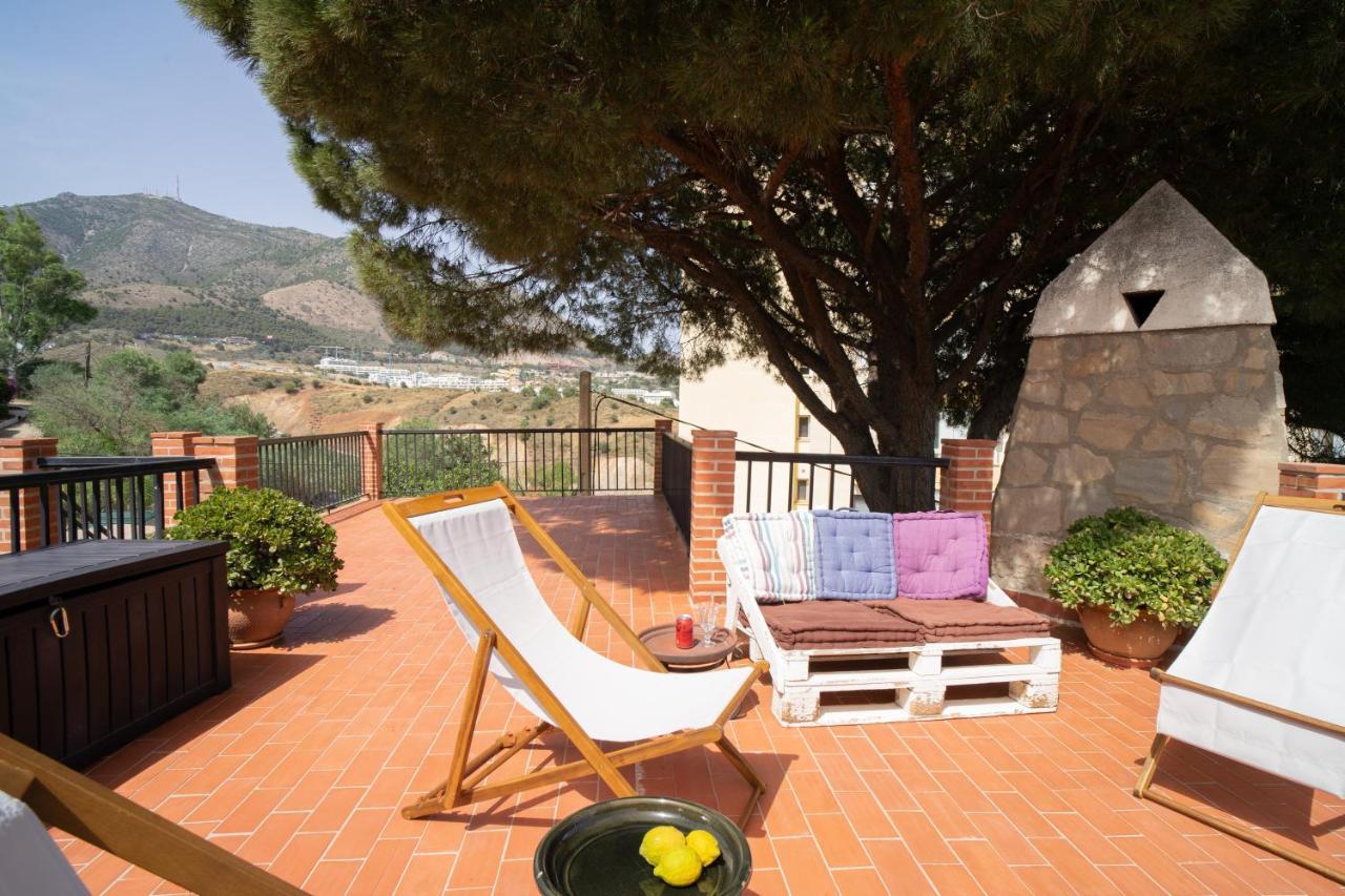 Casa Ancladero Big Rooftop Terrace, 2 Bedroom Guesthouse W Garden And View Fuengirola Zewnętrze zdjęcie